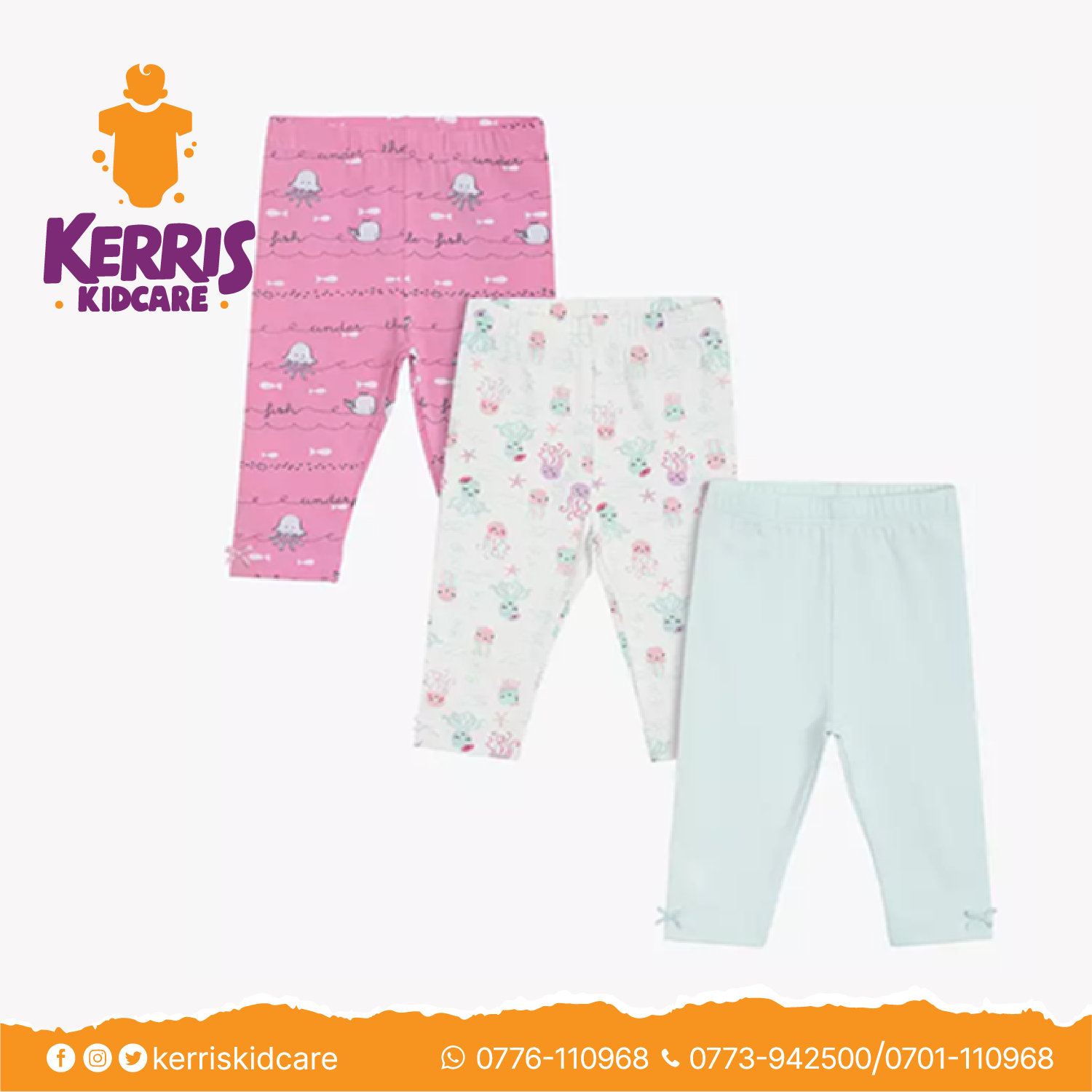 Mini Cuddles Under The Sea Leggings